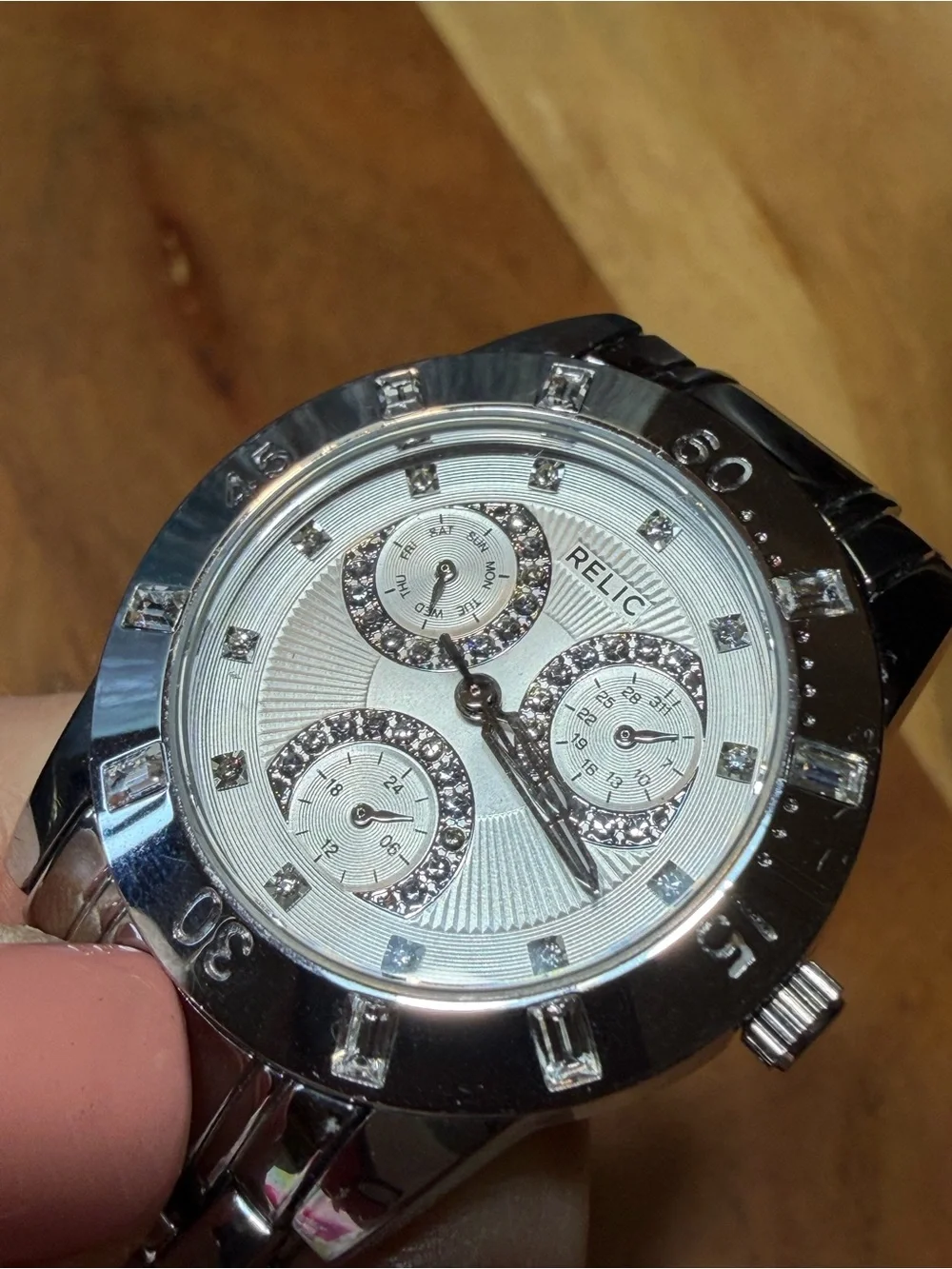 Relic By Fossil 2010s Office‎ Siren Stainless Steel Beth 34mm Watch (VGUC)